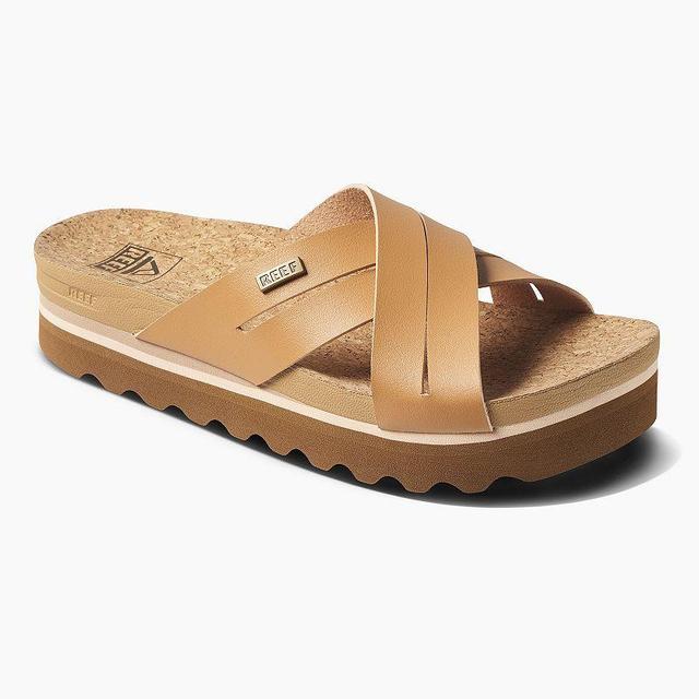 REEF Kaia Womens Criss-Cross Slide Sandals Product Image