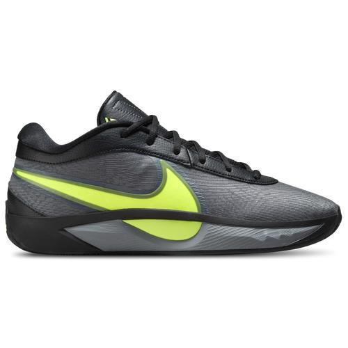 Nike Mens Giannis Antetokounmpo Nike Zoom Freak 6 - Mens Basketball Shoes Black/Volt/Grey Product Image