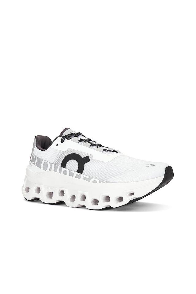 On Cloudmonster Sneaker in White Product Image