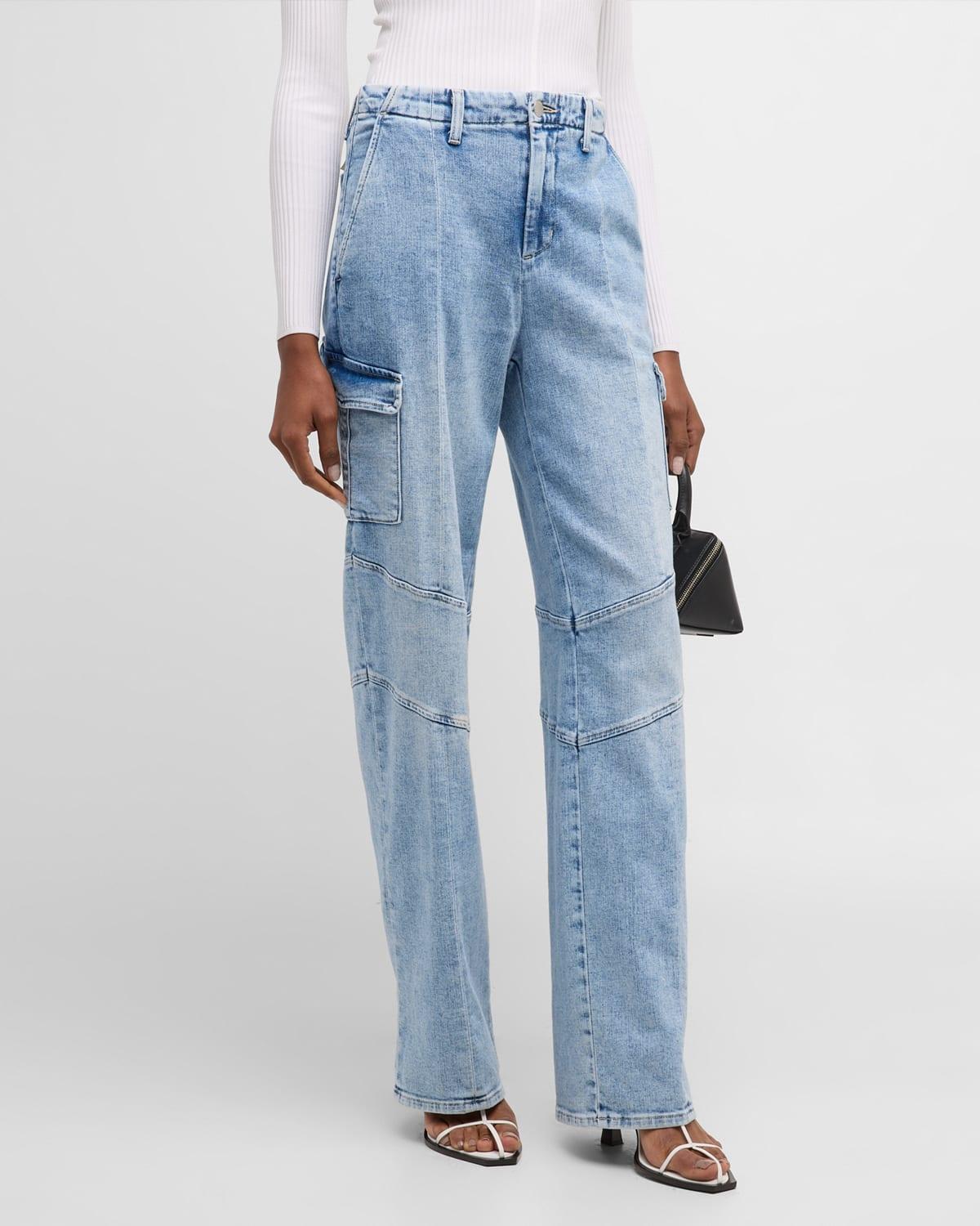 Womens Brooklyn High-Rise Utility Jeans Product Image