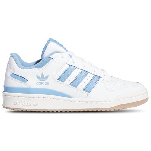 adidas Originals Mens adidas Originals Forum Low CL - Mens Basketball Shoes White/Team Light Blue/Cloud White Product Image