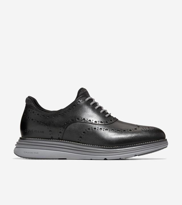 Cole Haan Mens riginal Grand Ultra Wingtip Oxford Shoes - Black Size 12 Product Image