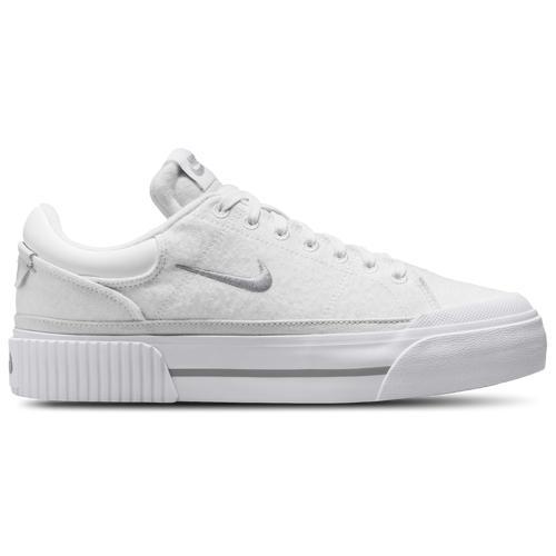 Nike Womens Nike Court Legacy Lift - Womens Training Shoes Summit White/Lt Smoke Grey/White Product Image