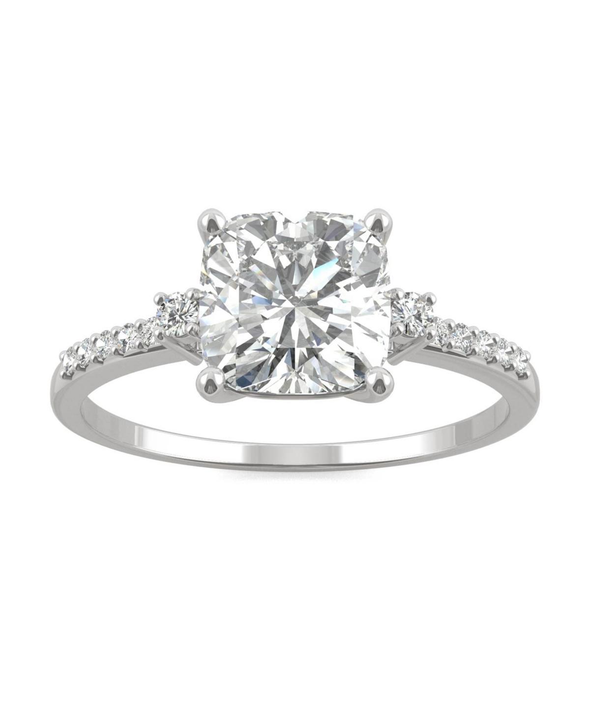 Charles & Colvard 1.81 Ct. T.w. Lab Created Moissanite Engagement Ring In 14K White Gold, 7 Product Image