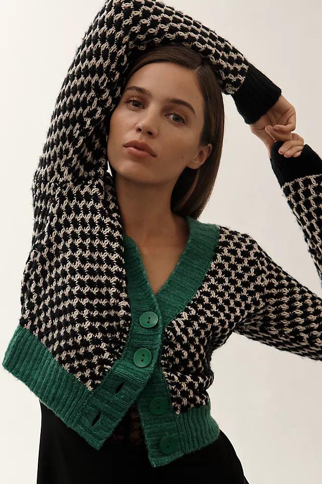 Maeve Cropped Cardigan Sweater Product Image