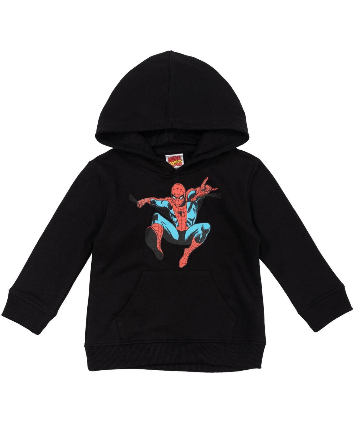 Marvel Boys Avengers Spider-Man Hulk Fleece Pullover Hoodie - Spiderman Product Image