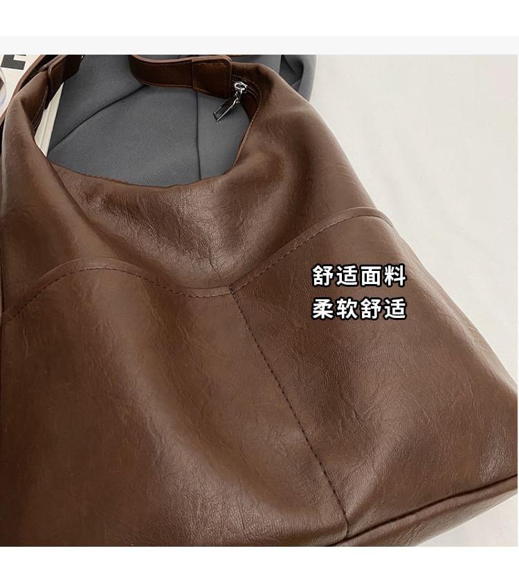 Faux Leather Tote Bag Product Image