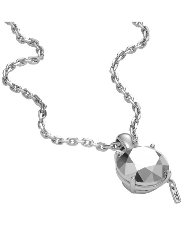 Diesel Mens Sterling Silver Pendant Necklace Product Image