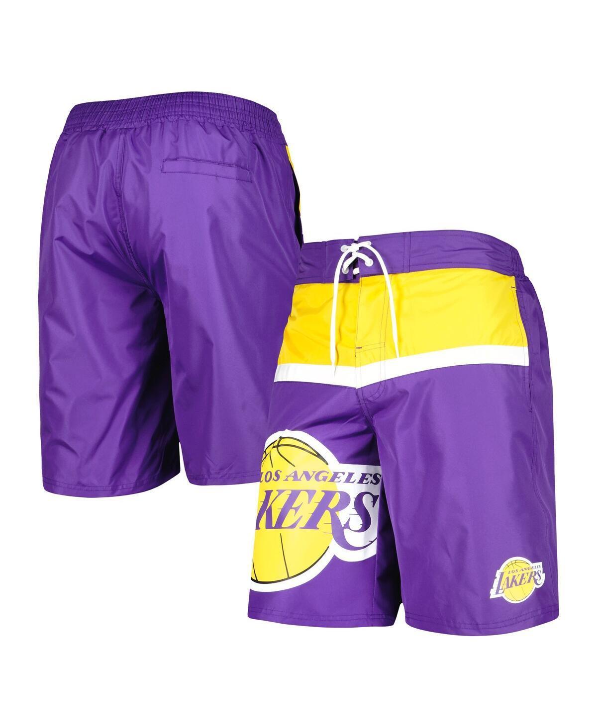 Mens G-iii Sports by Carl Banks Purple Los Angeles Lakers Sea Wind Swim Trunks Product Image