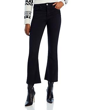 Womens Farrah High-Rise Stretch Cropped Boot-Cut Jeans Product Image