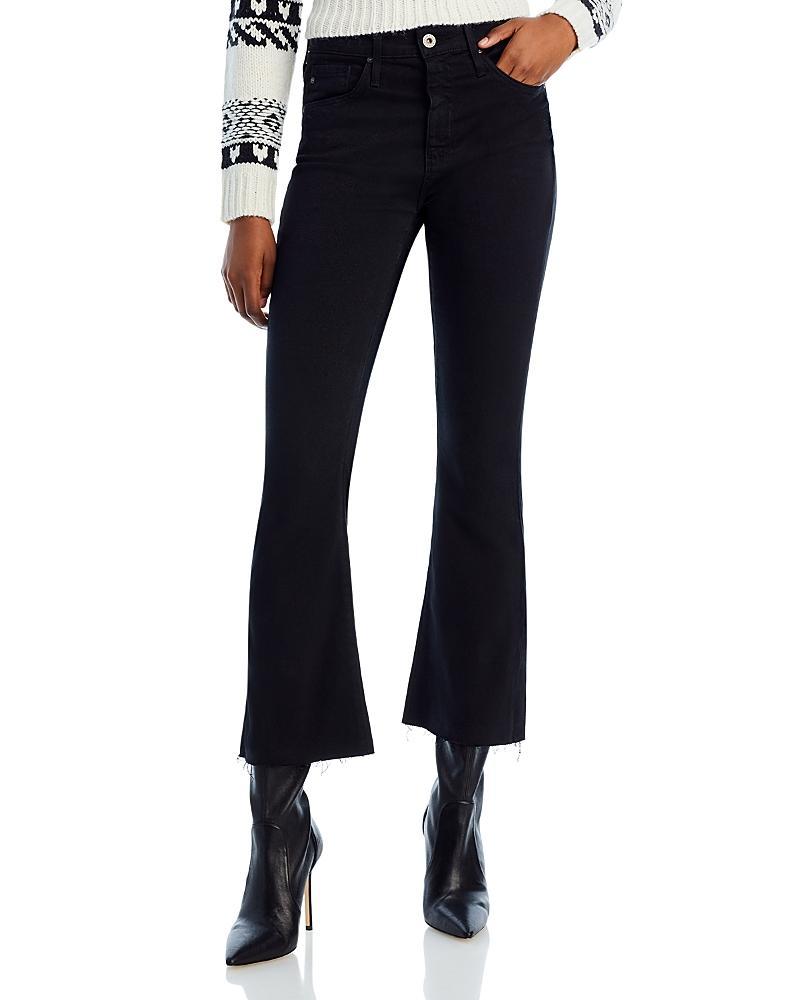 Ag Farrah High Rise Bootcut Jeans in Sulfur Black Product Image