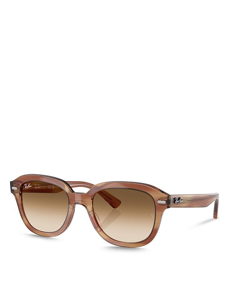 RAY BAN Erik Sonnenbrillen Braun Gestreift Fassung Braun Glas 51-20 Product Image