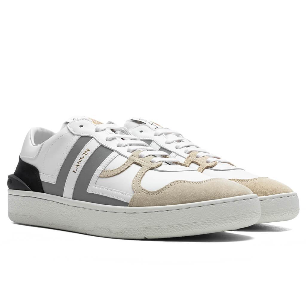 Clay Low Top Sneakers - White/Silver Male Product Image