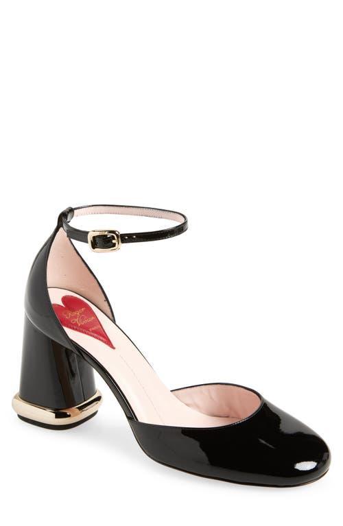 ROGER VIVIER Buckle Detailed Square Toe Pumps In Black Product Image