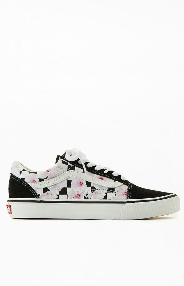 Vans Floral Checkered Old Skool Sneakers - Product Image