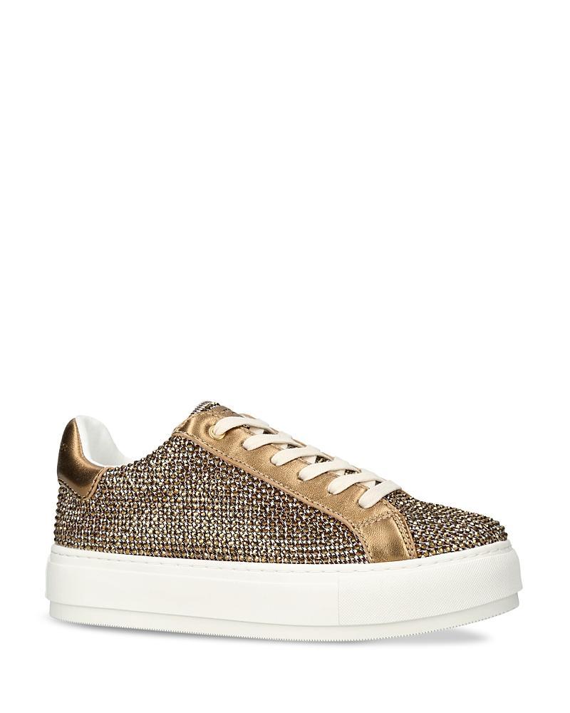 Kurt Geiger London Laney Glitz Rhinestone Houndstooth Platform Sneakers Product Image