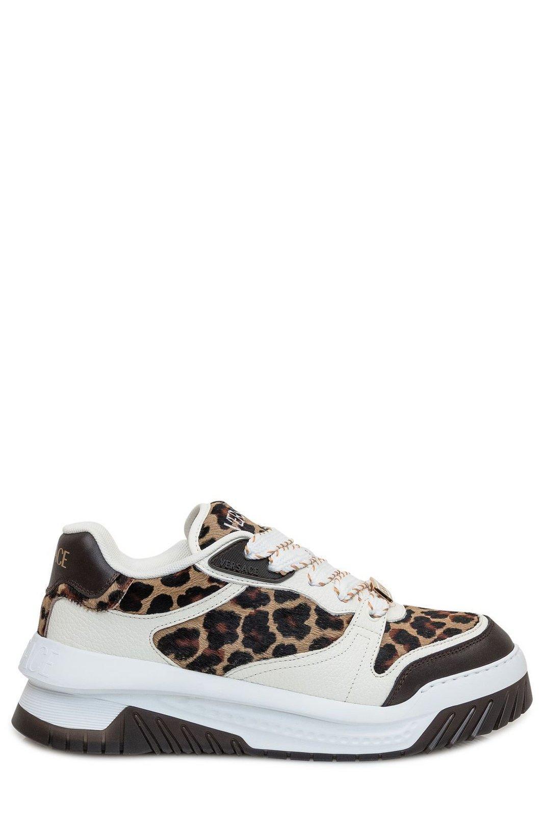 VERSACE Odissea Sneaker In Brown Product Image