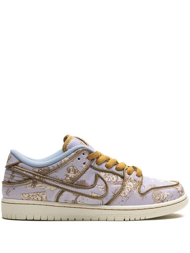 NIKE Sb Dunk "pastoral Print" Sneakers In Purple Product Image