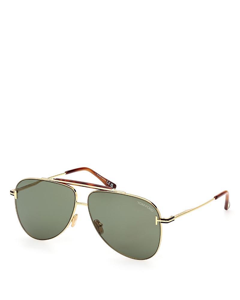 Tom Ford Brady Pilot Sunglasses, 60mm Product Image