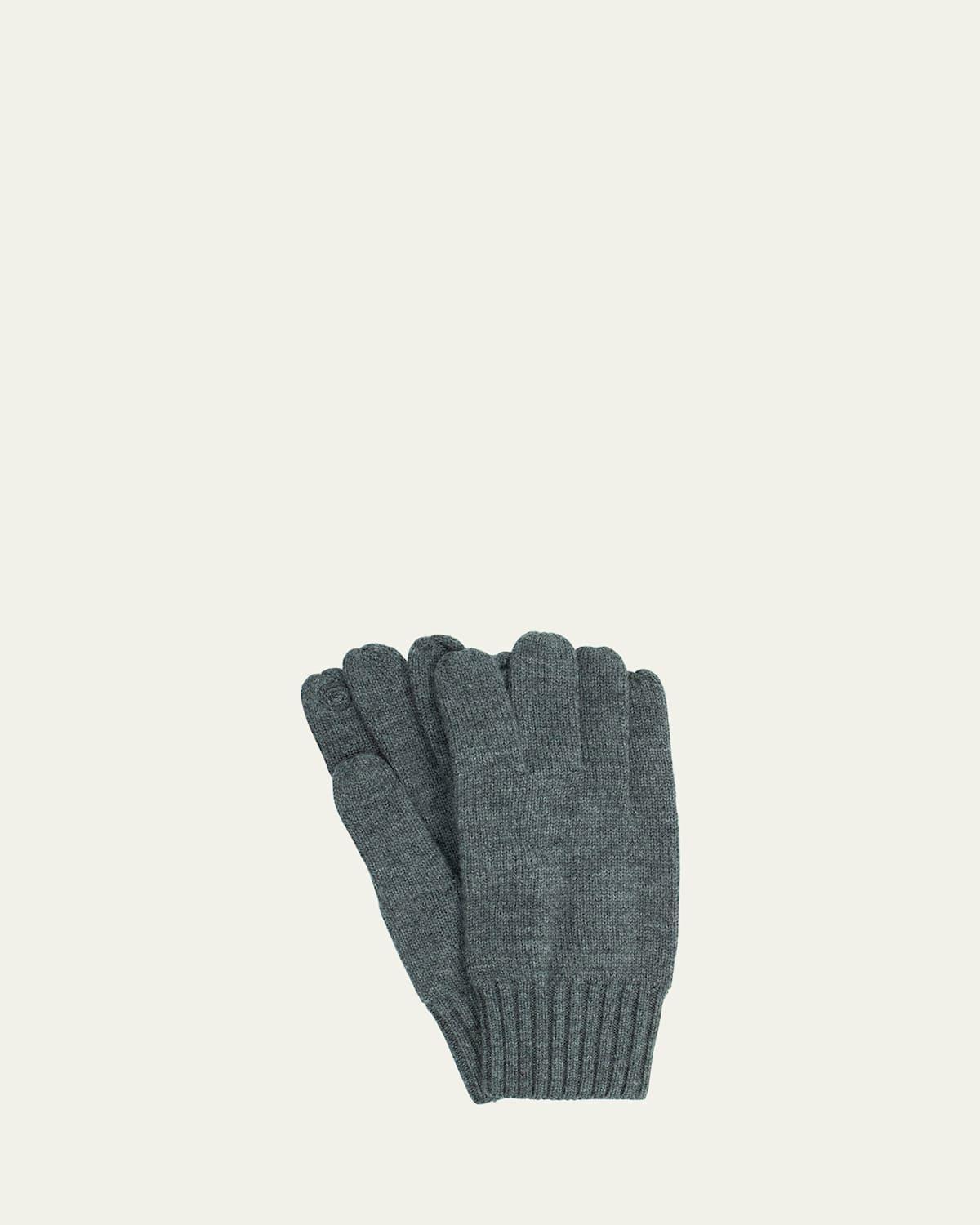 Mens Wool Touchscreen Gloves Product Image