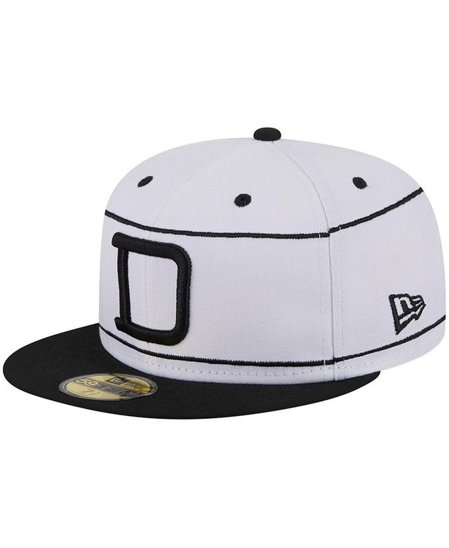 New Era Mens White Durham Bulls Theme Nights 1913 59FIFTY Fitted Hat Product Image