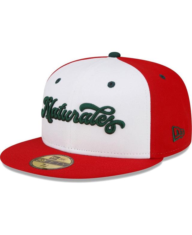 Mens New Era White Northwest Arkansas Naturals Copa De La Diversion 59FIFTY Fitted Hat Product Image