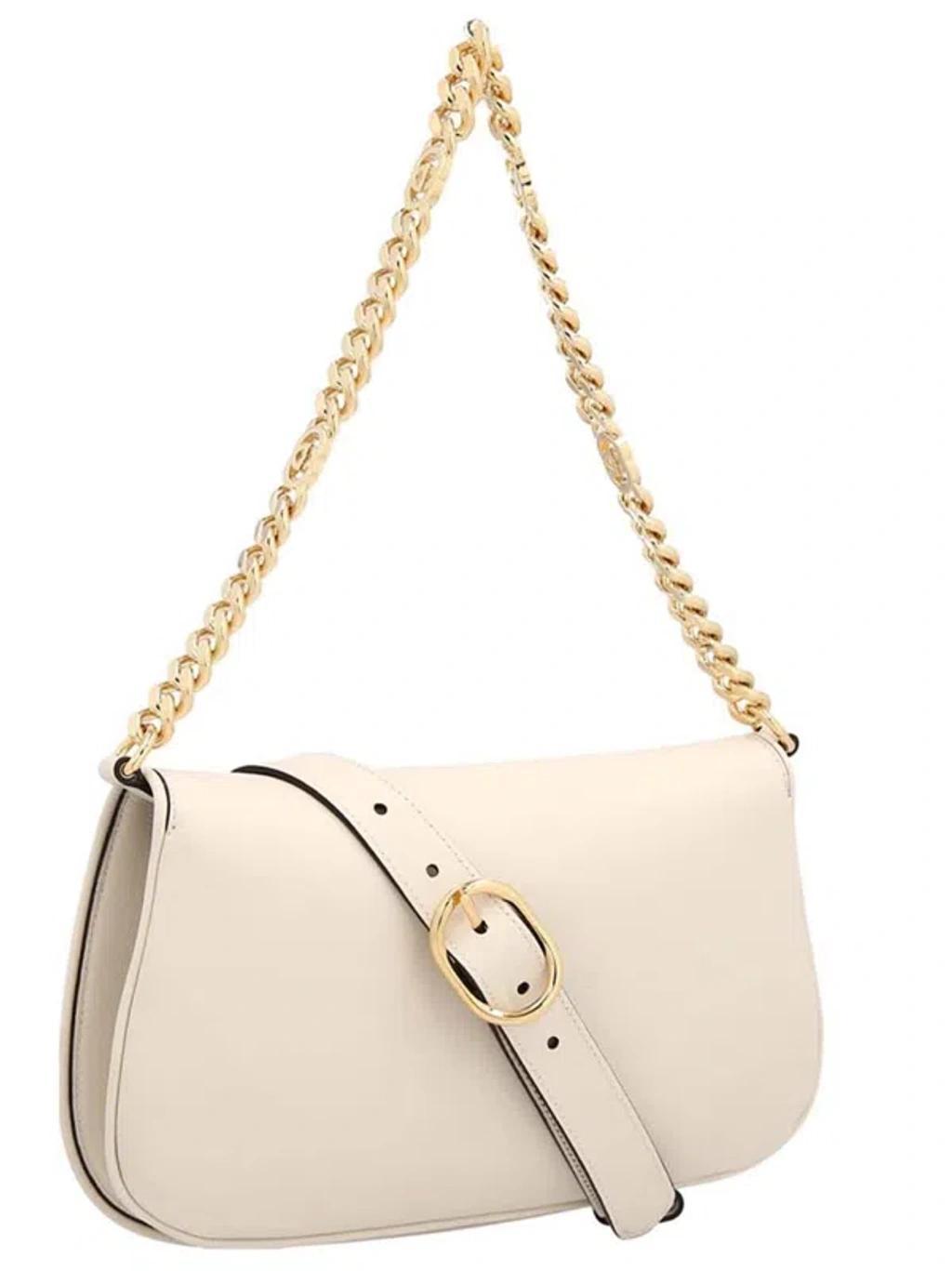 GUCCI Blondie Chain Strap Shoulder Bag In White Product Image