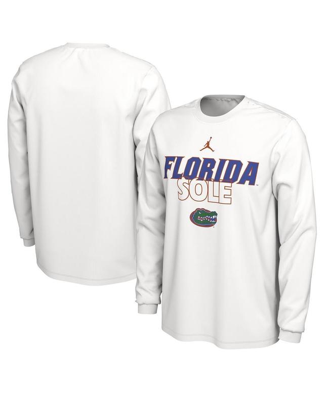 Mens Jordan White Florida Gators On Court Long Sleeve T-shirt Product Image