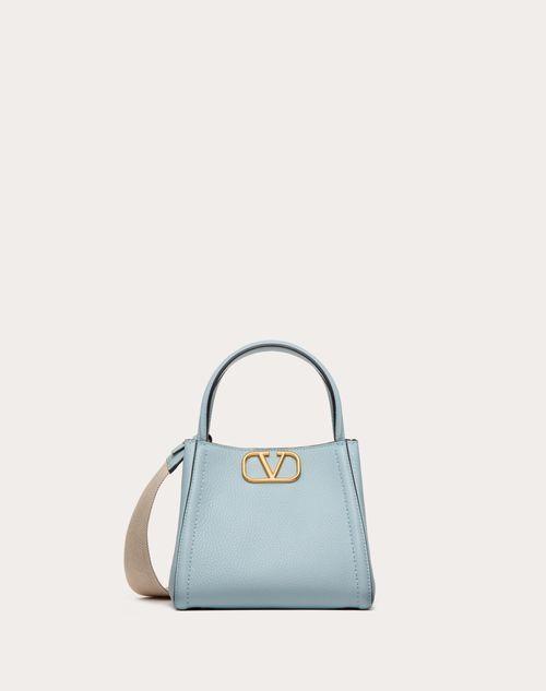 VALENTINO GARAVANI ALLTIME SMALL HANDBAG IN GRAINY CALFSKIN Product Image