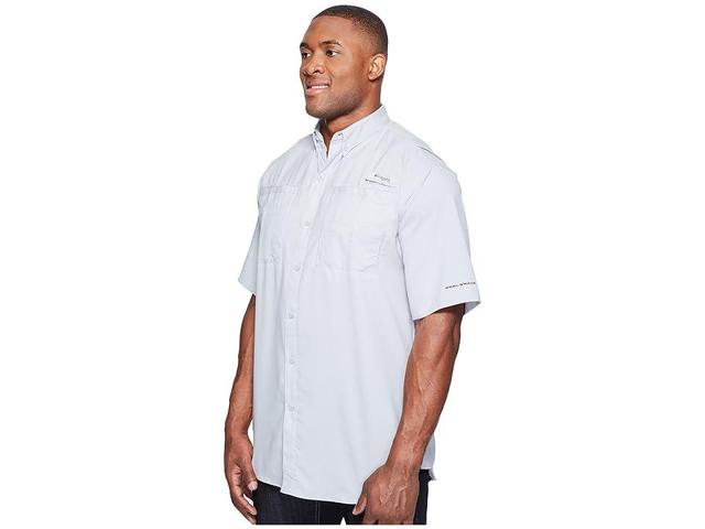 Columbia Big Tall Tamiami II S/S (Cool Grey) Men's Short Sleeve Button Up Product Image