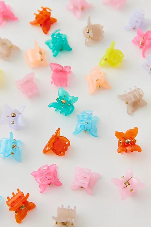 Mini Butterfly Hair Clips 40-Piece Set Womens at Urban Outfitters Product Image