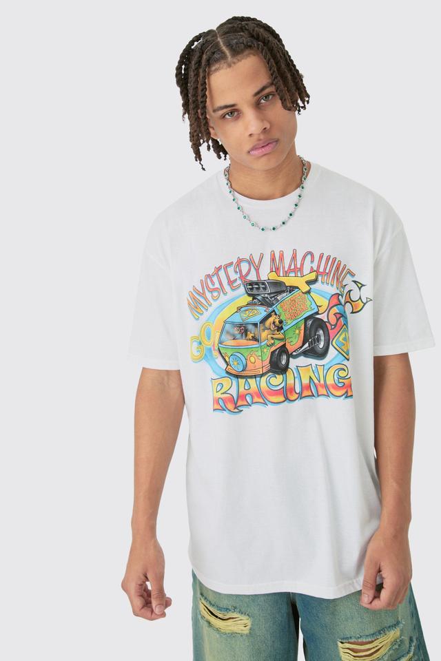 Loose Mystery Raincoathine Scooby Doo License T-shirt | boohooMAN USA Product Image