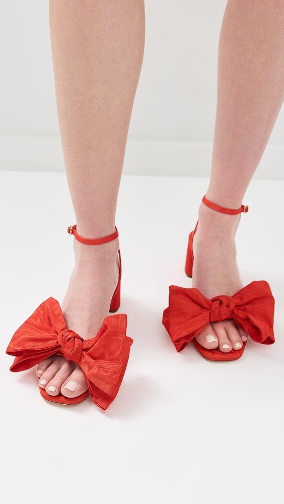 Loeffler Randall Carmen Mid Heel Bow Sandals | Shopbop Product Image