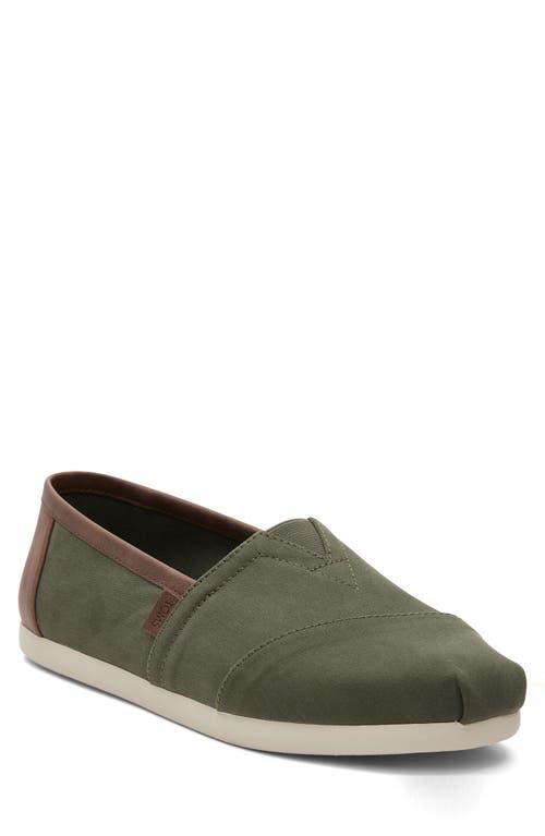 TOMS Alpargata Faux Leather Trim Slip-On Sneaker Product Image