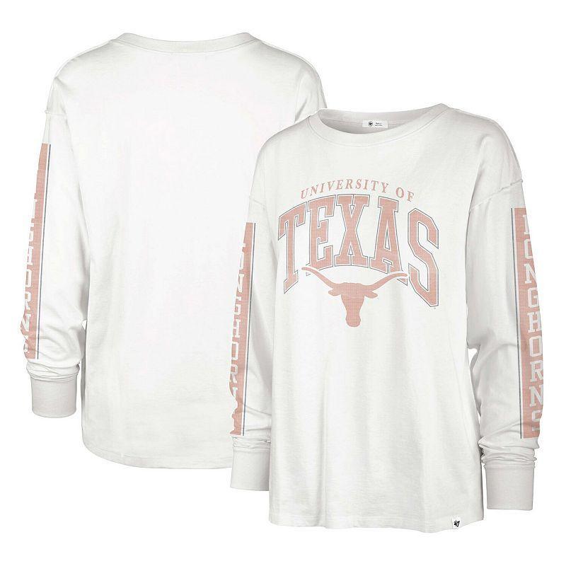 Womens 47 Texas Longhorns Statement SOA 3-Hit Long Sleeve T-Shirt Product Image