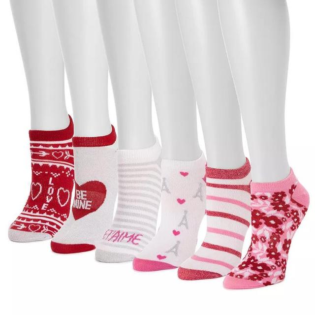 Womens MUK LUKS 6-pack Ankle Sport Socks Product Image