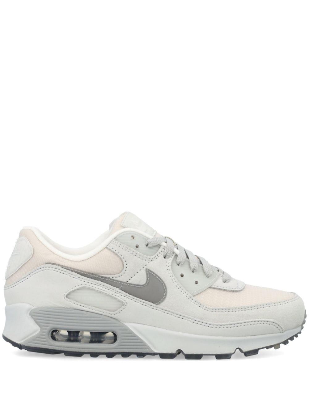 NIKE Air Max 90 Panelled Sneakers In Grey Product Image