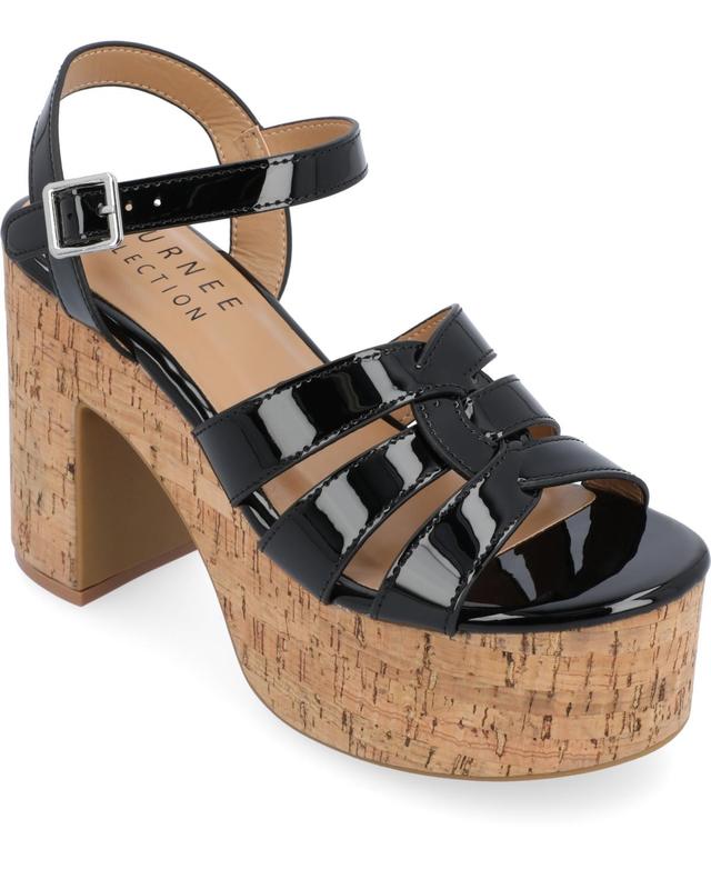 Journee Collection Womens Jania Platform Sandals Product Image