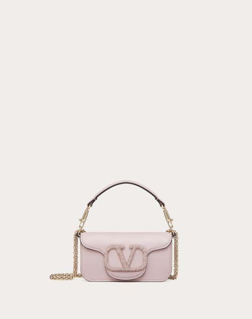 VALENTINO GARAVANI LOCÒ SMALL SHOULDER BAG WITH JEWEL LOGO Product Image