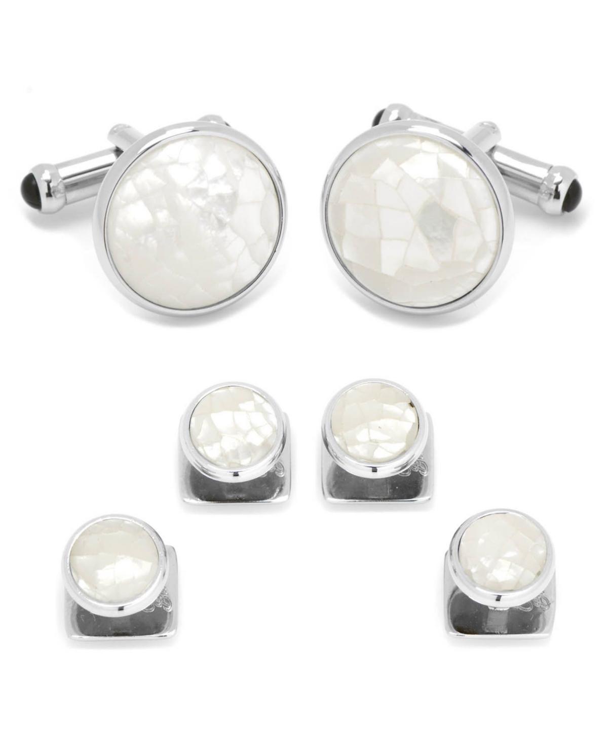 Cufflinks, Inc. Mother-of-Pearl Cuff Link & Shirt Stud Set Product Image