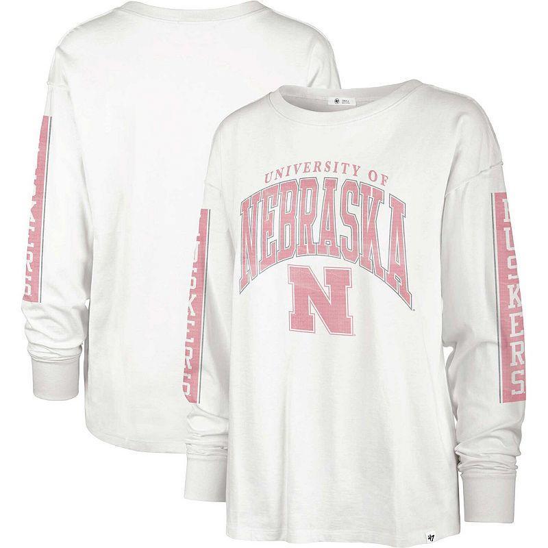 Womens 47 Nebraska Huskers Statement SOA 3-Hit Long Sleeve T-Shirt Product Image