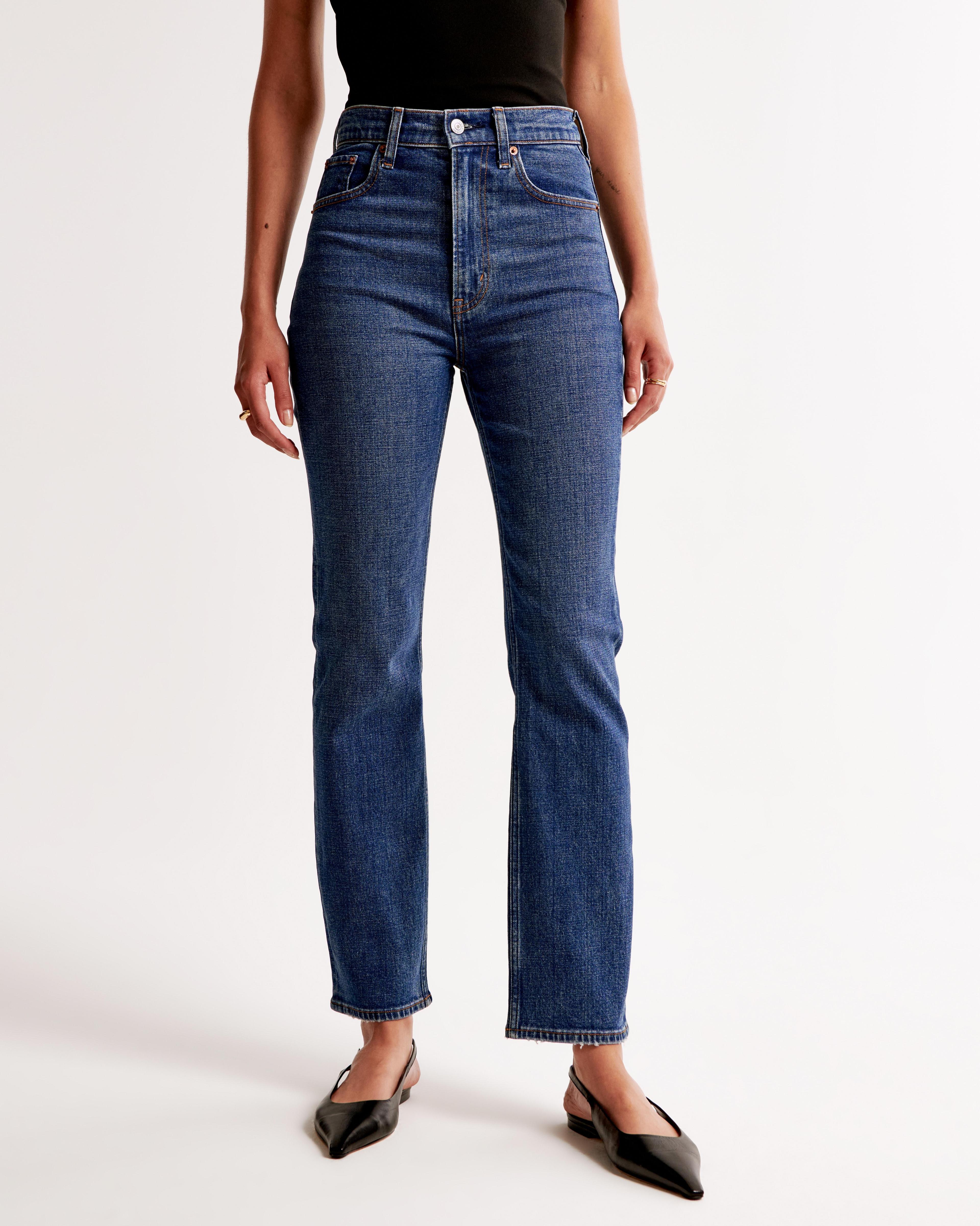 Ultra High Rise Ankle Straight Jean Product Image