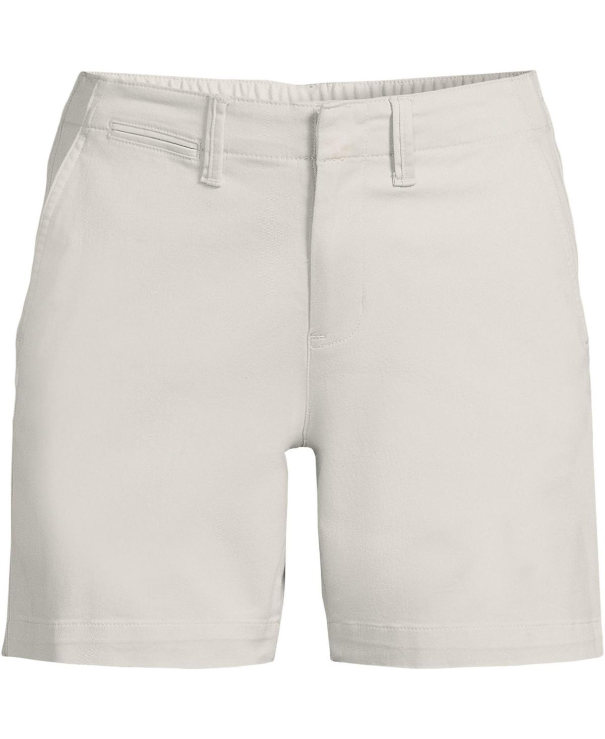 Lands End Womens Classic 7 Chino Shorts Product Image