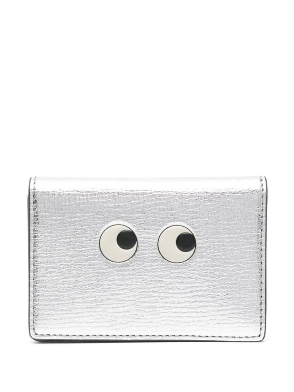 Eyes Card Holder In Silver Product Image