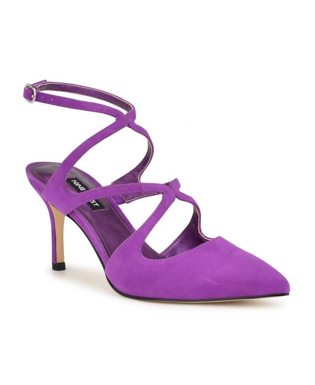 Nine West Maes Ankle Strap Pointed Toe Pump Product Image