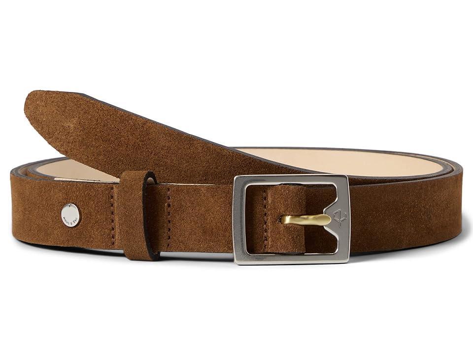 rag & bone Baby Boyfriend Belt 2.0 (Chestnut Suede) Women's Belts Product Image