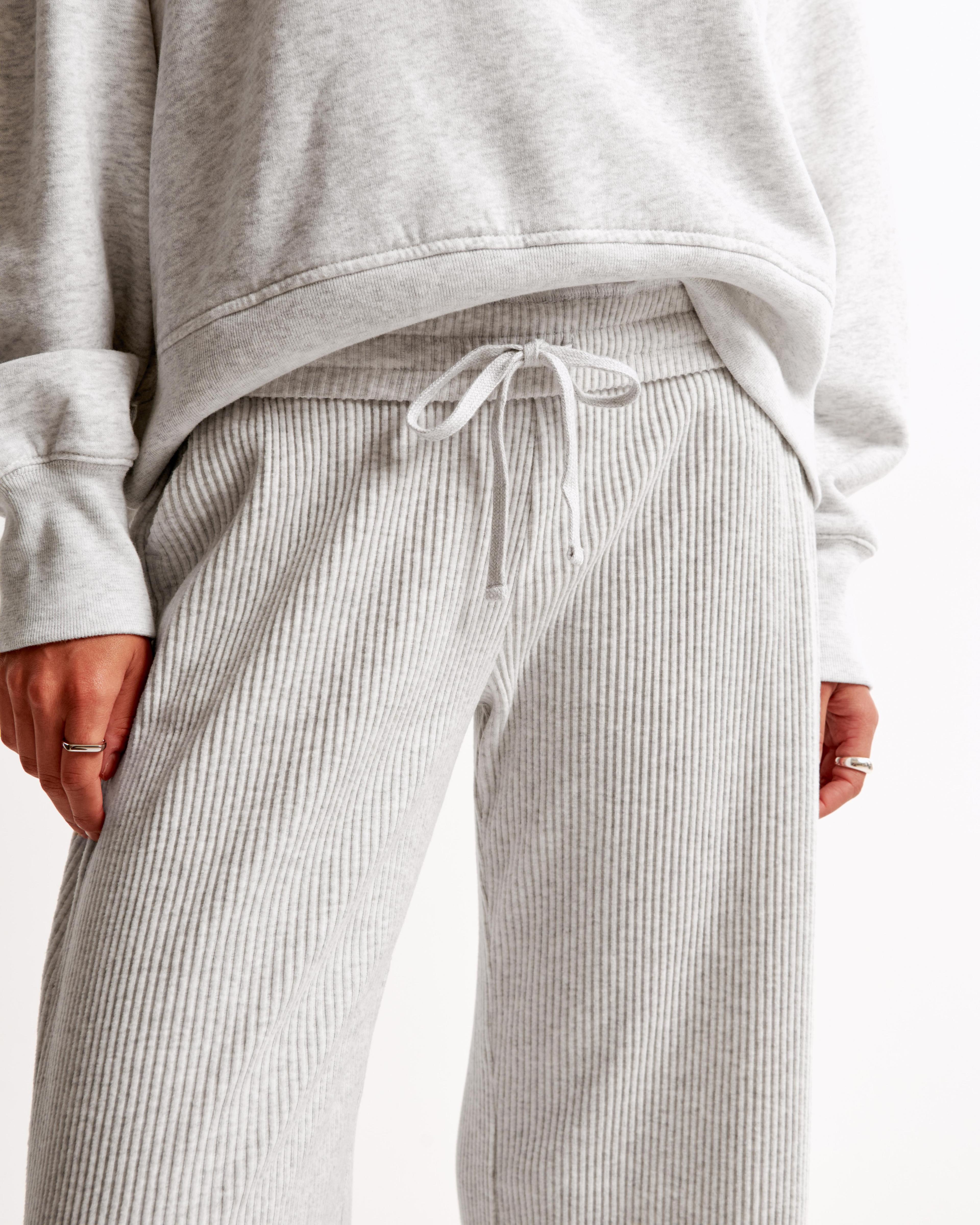 Brushed Rib Wide Leg Sweatpant Product Image