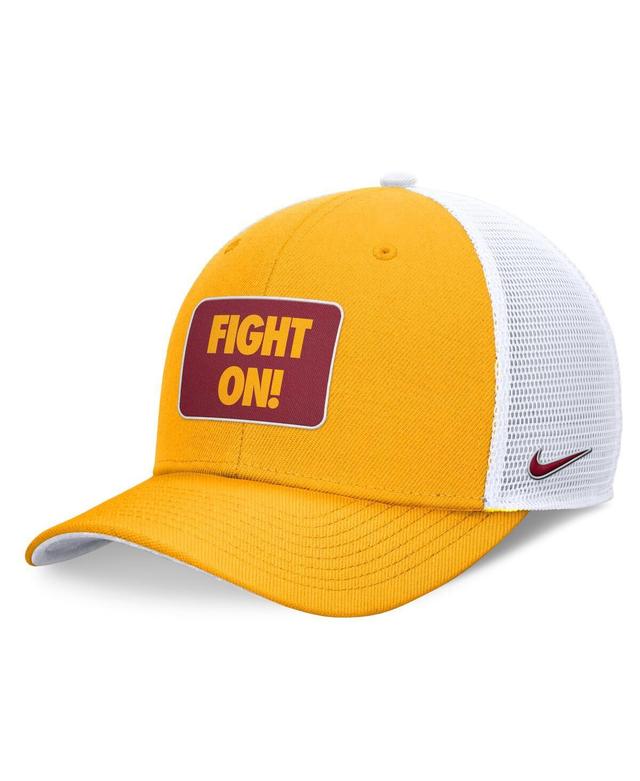 Nike Mens Gold Usc Trojans Local Trucker Adjustable Hat - Gold, White Product Image