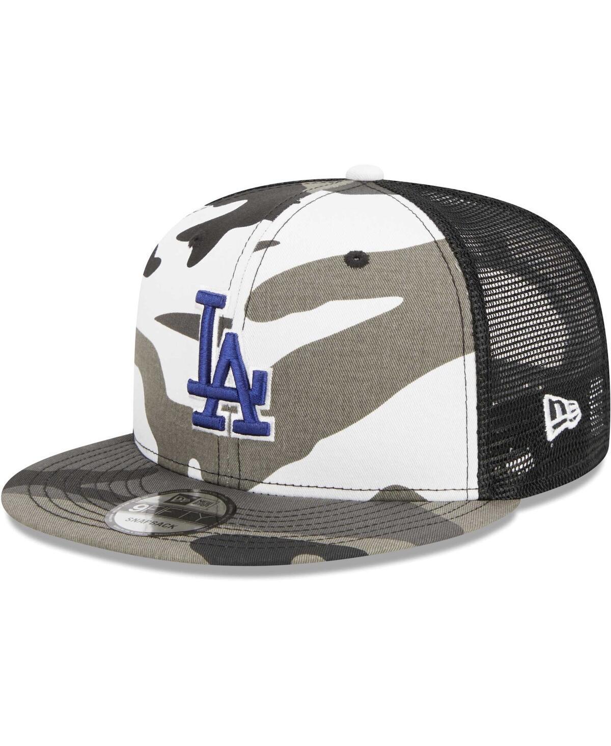 Mens New Era Camo Los Angeles Dodgers Urban Camo Trucker 9FIFTY Snapback Hat Product Image