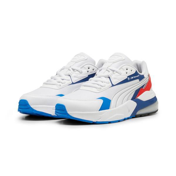 PUMA BMW M Motorsport VIS2K Men's Sneakers in White/Pro Blue Product Image